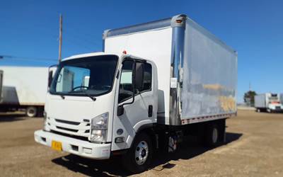 Isuzu NPR HD 16 ft Box Truck - 215HP, 6 Speed Automatic, Roll up Door