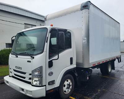 Isuzu NPR HD 16 ft Box Truck - 215HP, 6 Speed Automatic, Roll up Door, Liftgate