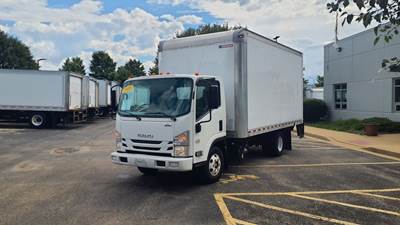 Isuzu NPR HD 16 ft Box Truck - 215HP, 6 Speed Automatic, Roll up Door, Liftgate