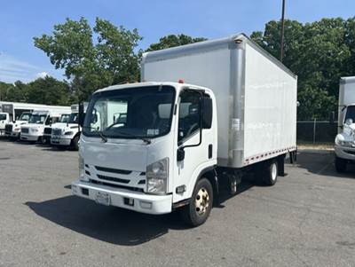 Isuzu NPR HD 16 ft Box Truck - 215HP, 6 Speed Automatic, Roll up Door, Liftgate