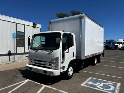 Isuzu NPR HD 16 ft Box Truck - 215HP, 6 Speed Automatic, Roll up Door, Liftgate
