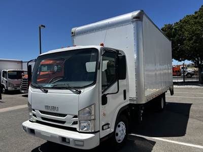 Isuzu NPR HD 16 ft Box Truck - 215HP, 6 Speed Automatic, Roll up Door, Liftgate