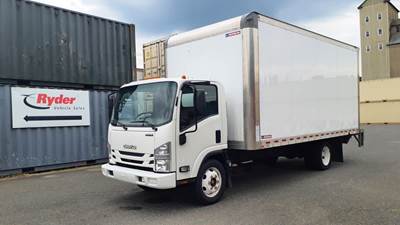 Isuzu NPR HD 18 ft Box Truck - 297HP, 6 Speed Automatic, Roll up Door, Liftgate