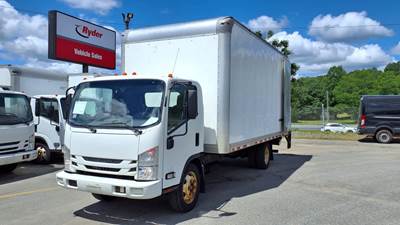 Isuzu NPR HD 18 ft Box Truck - 297HP, 6 Speed Automatic, Swing Door, Liftgate