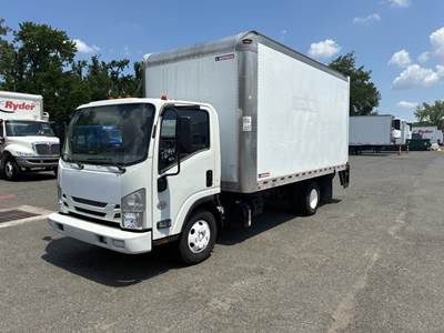 Isuzu NPR HD 16 ft Box Truck - 215HP, 6 Speed Automatic, Roll up Door, Liftgate