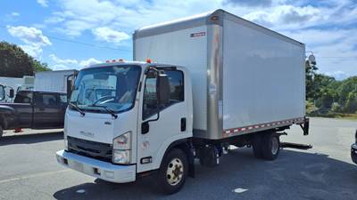 Isuzu NPR HD 16 ft Box Truck - 215HP, 6 Speed Automatic, Roll up Door, Liftgate