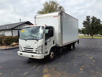 Isuzu NPR HD 16 ft Box Truck - 215HP, 6 Speed Automatic, Roll up Door, Liftgate