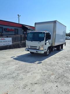 Isuzu NPR HD 16 ft Box Truck - 215HP, 6 Speed Automatic, Roll up Door, Liftgate