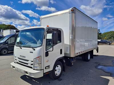 Isuzu NPR HD 16 ft Box Truck - 215HP, 6 Speed Automatic, Roll up Door, Liftgate