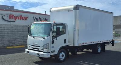 Isuzu NPR HD 16 ft Box Truck - 215HP, 6 Speed Automatic, Roll up Door, Liftgate