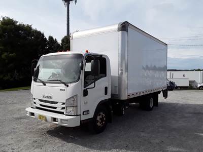 Isuzu NPR HD 16 ft Box Truck - 215HP, 6 Speed Automatic, Roll up Door, Liftgate
