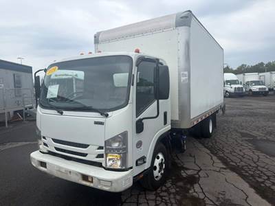 Isuzu NPR HD 16 ft Box Truck - 215HP, 6 Speed Automatic, Roll up Door, Liftgate