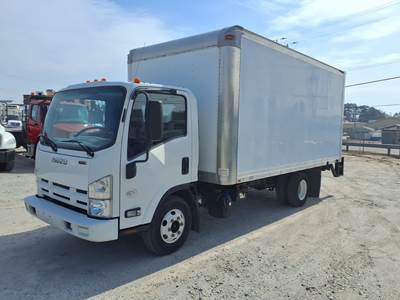 Isuzu NPR HD 16 ft Box Truck - 215HP, 6 Speed Automatic, Roll up Door, Liftgate
