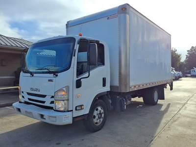 Isuzu NPR HD 16 ft Box Truck - 215HP, 6 Speed Automatic, Roll up Door, Liftgate