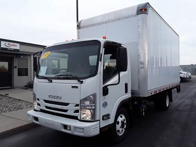 Isuzu NPR HD 16 ft Box Truck - 215HP, 6 Speed Automatic, Roll up Door, Liftgate