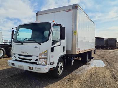 Isuzu NQR 18 ft Box Truck - 215HP, 6 Speed Automatic, Roll up Door, Liftgate
