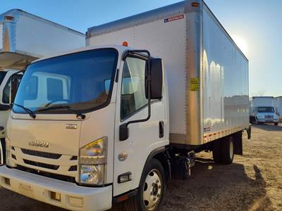 Isuzu NQR 18 ft Box Truck - 215HP, 6 Speed Automatic, Roll up Door, Liftgate