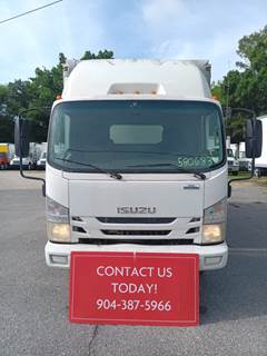 Isuzu NQR 14 ft Box Truck - 215HP, 6 Speed Automatic, Roll up Door, Liftgate