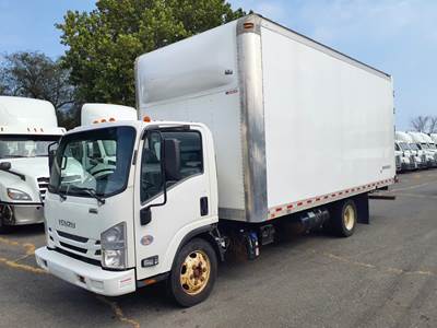 Isuzu NQR 20 ft Box Truck - 215HP, 6 Speed Automatic, Swing Door