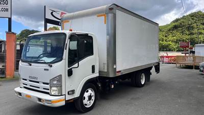 Isuzu NQR 16 ft Box Truck - 215HP, 6 Speed Automatic, Roll up Door, Liftgate