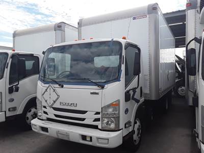 Isuzu NQR 16 ft Box Truck - 215HP, 6 Speed Automatic, Roll up Door, Liftgate