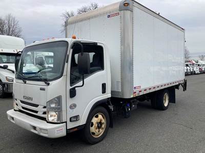 Isuzu NQR 16 ft Box Truck - 215HP, 6 Speed Automatic, Roll up Door, Liftgate