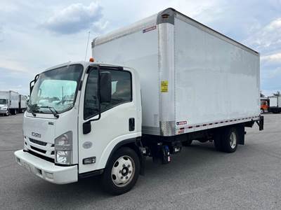 Isuzu NQR 18 ft Box Truck - 215HP, 6 Speed Automatic, Roll up Door, Liftgate