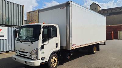 Isuzu NQR 22 ft Box Truck - 215HP, 6 Speed Automatic, Roll up Door