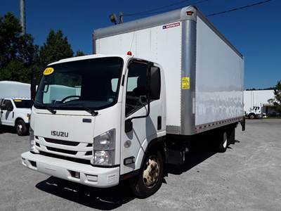 Isuzu NQR 18 ft Box Truck - 215HP, 6 Speed Automatic, Roll up Door, Liftgate
