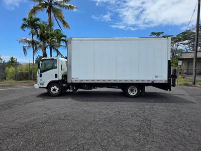 Isuzu NQR 18 ft Box Truck - 215HP, 6 Speed Automatic, Roll up Door, Liftgate