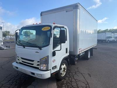 Isuzu NQR 18 ft Box Truck - 215HP, 6 Speed Automatic, Roll up Door