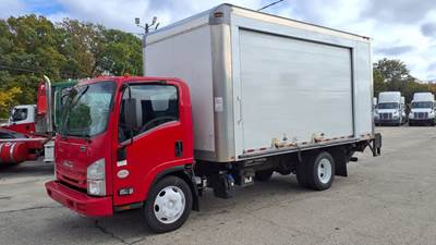 Isuzu NQR 16 ft Box Truck - 215HP, 6 Speed Automatic, Roll up Door, Liftgate