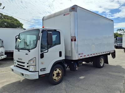 Isuzu NRR 16 ft Box Truck - 215HP, 6 Speed Automatic, Roll up Door, Liftgate
