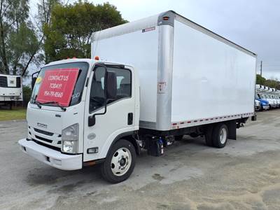 Isuzu NRR 20 ft Box Truck - 215HP, 6 Speed Automatic, Roll up Door, Liftgate