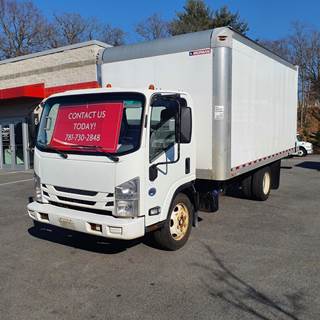 Isuzu NRR 16 ft Box Truck - 215HP, 6 Speed Automatic, Roll up Door