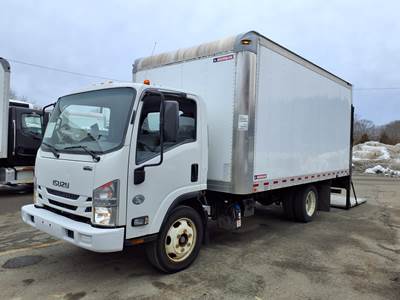 Isuzu NRR 16 ft Box Truck - 215HP, 6 Speed Automatic, Roll up Door, Liftgate
