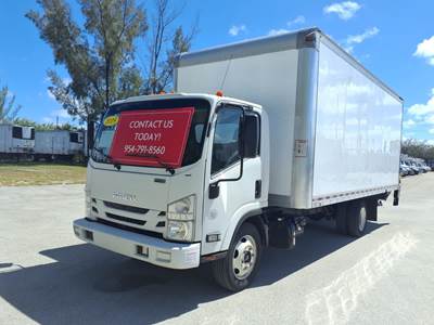 Isuzu NRR 20 ft Box Truck - 215HP, 6 Speed Automatic, Roll up Door, Liftgate