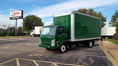 Isuzu NRR 20 ft Box Truck - 215HP, 6 Speed Automatic, Roll up Door, Liftgate