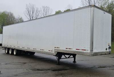 Manac 53 ft Dry Van Trailer - Swing Door, Leaf Springs