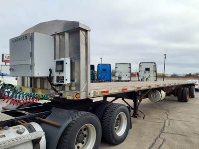 UTILITY 48x102 Auxiliary Axle Flatbed Trailer - Air Ride