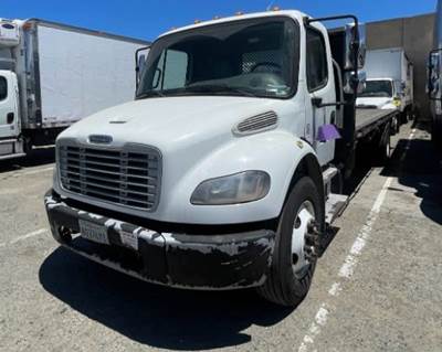 Freightliner M2 106 24 ft Flatbed Truck - 240HP, 9 Speed Automatic, Liftgate