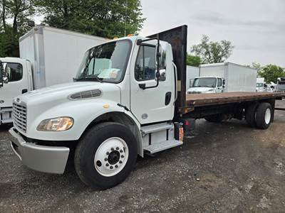 Freightliner M2 106 26 ft Flatbed Truck - 240HP, 9 Speed Automatic