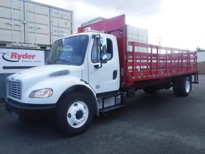 Freightliner M2 106 22 ft Flatbed Truck - 280HP, 6 Speed Automatic