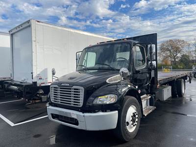 Freightliner M2 106 24 ft Flatbed Truck - 240HP, 9 Speed Automatic, Liftgate