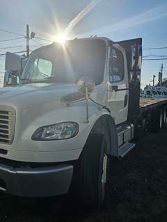 Freightliner M2 106 Tandem Axle 24 ft Flatbed Truck - 9 Speed Manual