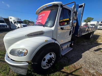 Freightliner M2 106 24 ft Flatbed Truck - 6 Speed Automatic