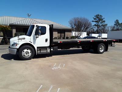 Freightliner M2 106 24 ft Flatbed Truck - 5 Speed Automatic