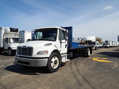 Freightliner M2 106 24 ft Flatbed Truck - 240HP, 9 Speed Automatic