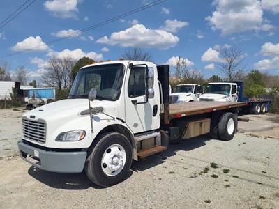 Freightliner M2 106 18 ft Flatbed Truck - 9 Speed Automatic
