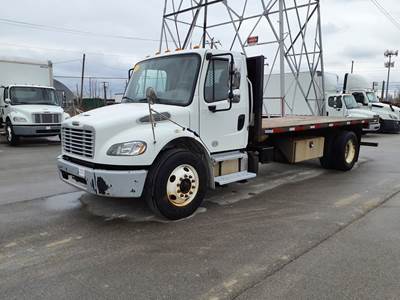 Freightliner M2 106 18 ft Flatbed Truck - 9 Speed Automatic